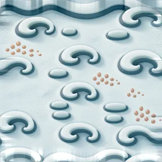 clean powder snow