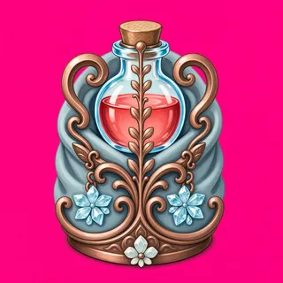 healing potion, ornate design