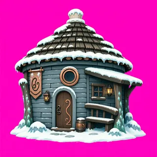 frosted small dwelling