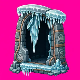 frosted archway