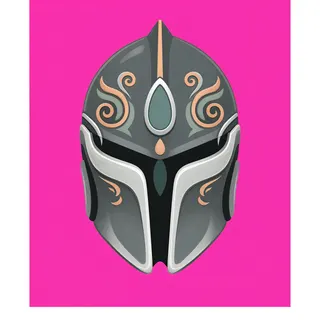 helmet, ornate design