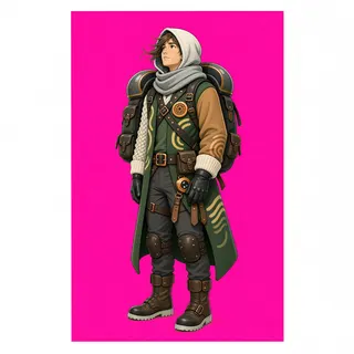original adult player adventurer, facing north