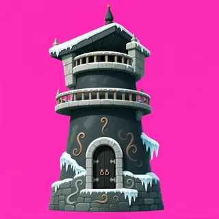 frosted watchtower