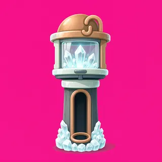 frosted lantern post
