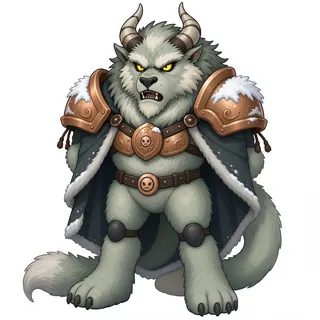 original adult beast enemy, facing south
