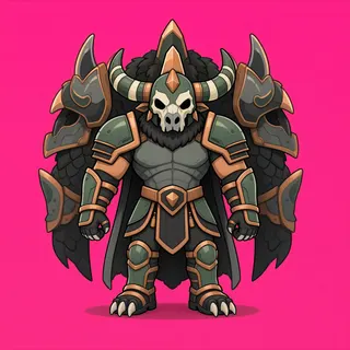 original adult beast enemy, facing north