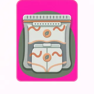 food ration, plain design