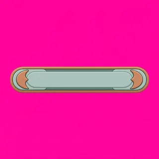 empty status bar frame, pressed state