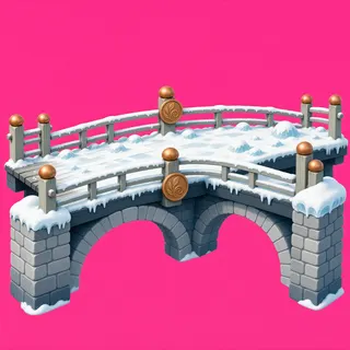 frosted small bridge