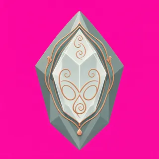 energy crystal, plain design