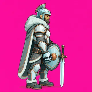 original adult guard, facing east
