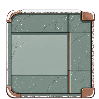 roof outer corner, weathered