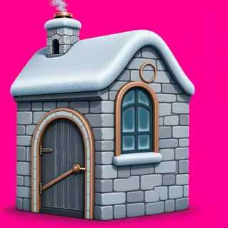 frosted small dwelling