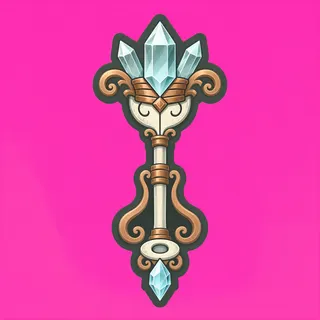 staff, ornate design