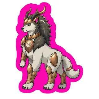 original adult beast enemy, facing west