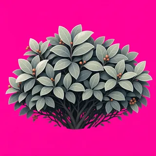 overgrown low bush