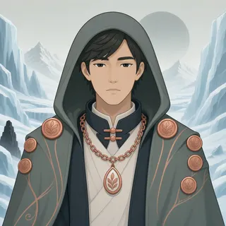 original adult scholar, calm expression