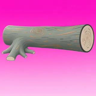 clean fallen log