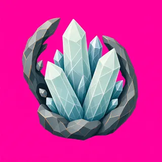 clean crystal cluster