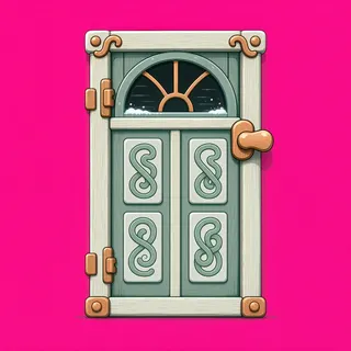 door, plain design