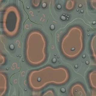 weathered wet mud