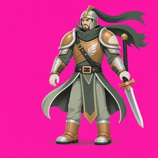 original adult guard, facing west