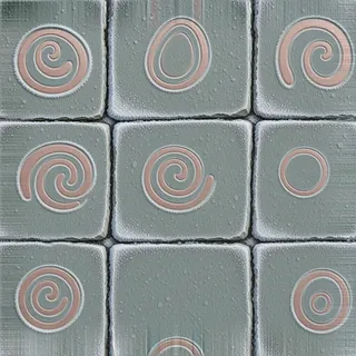 frosted dusty tiled floor