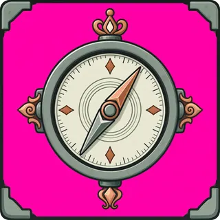 compass, ornate design