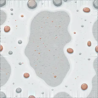clean snowy gravel
