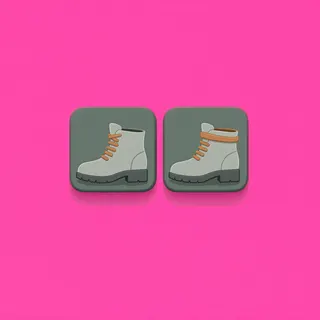 boots, plain design