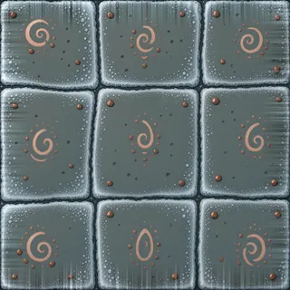 frosted flat paving