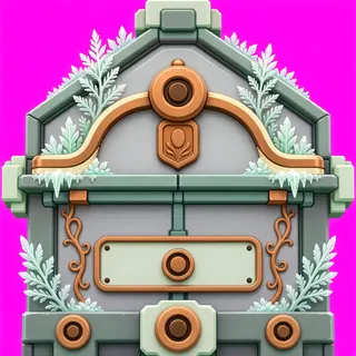 roof center, overgrown