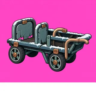 damaged abandoned cart