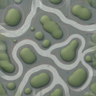 overgrown bank sediment