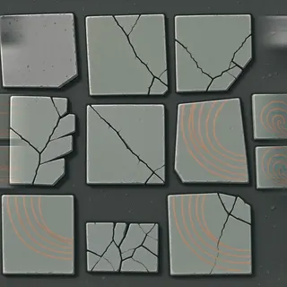 damaged flat paving