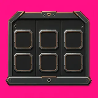 empty inventory panel, pressed state