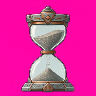 hourglass, ornate design