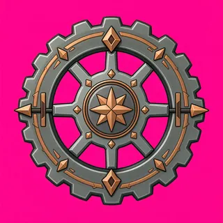 gear, ornate design