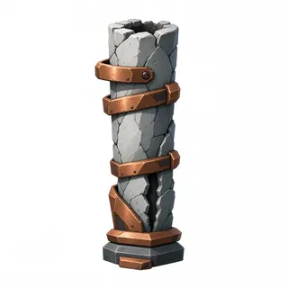 clean broken pillar