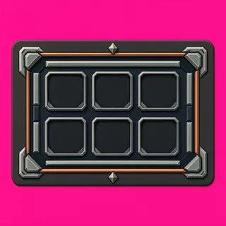 empty inventory panel, selected state