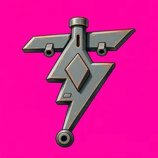 lightning bolt, plain design