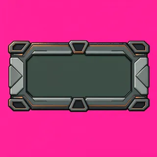 empty dialogue frame, disabled-muted state
