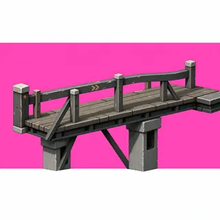 weathered small bridge
