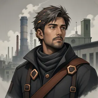 original adult explorer, calm expression