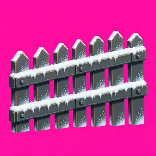 frosted short fence