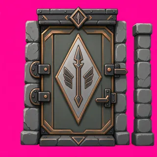 door, ornate design