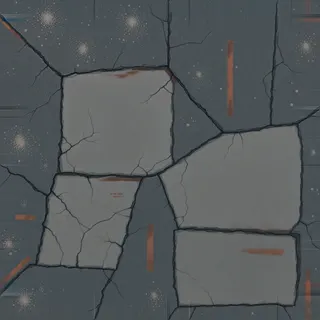 damaged dusty asphalt