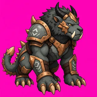 original adult beast enemy, facing east