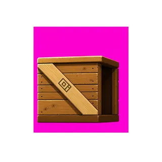 clean wooden crate