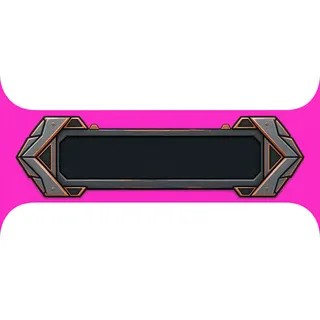 empty status bar frame, pressed state